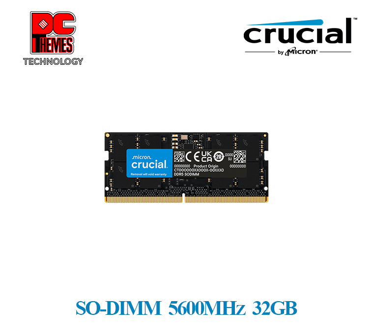 CRUCIAL 5600MHZ DDR5 32GB DESKTOP MEMORY
